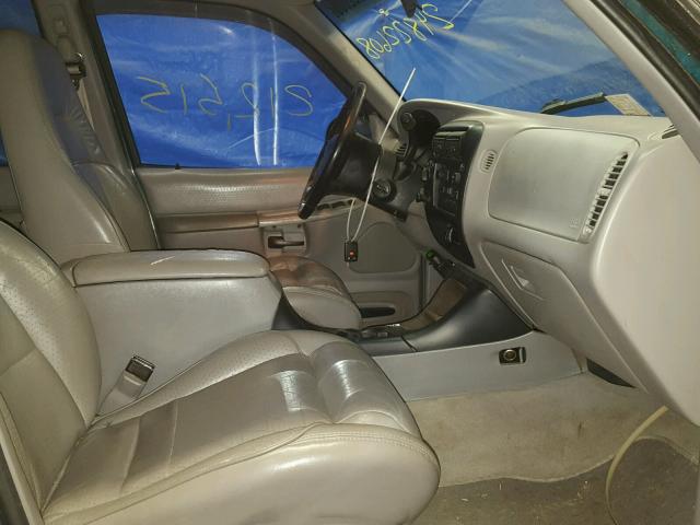1FMDU34E7VUD02250 - 1997 FORD EXPLORER GREEN photo 5
