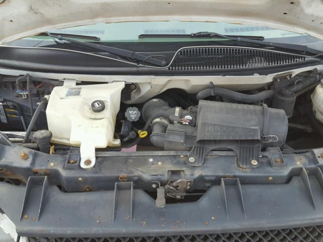 1GCGG25V871104833 - 2007 CHEVROLET EXPRESS G2 WHITE photo 7