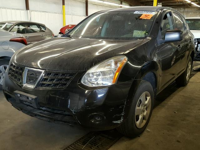 JN8AS58V98W135891 - 2008 NISSAN ROGUE S BLACK photo 2