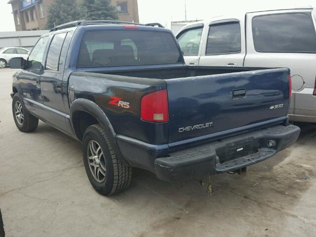 1GCDT13X54K127778 - 2004 CHEVROLET S TRUCK S1 BLUE photo 3