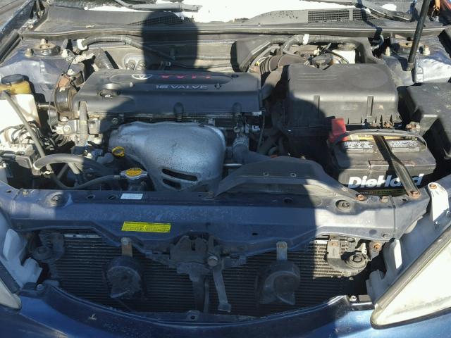 4T1BE32KX4U340406 - 2004 TOYOTA CAMRY LE BLUE photo 7