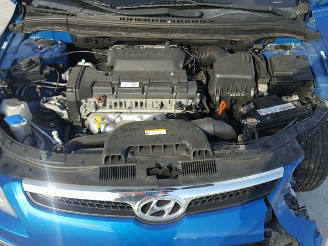 KMHDB8AE7BU108711 - 2011 HYUNDAI ELANTRA TO BLUE photo 7