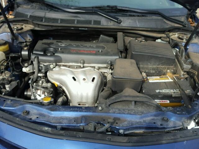 4T1BE46KX9U389693 - 2009 TOYOTA CAMRY BASE BLUE photo 7