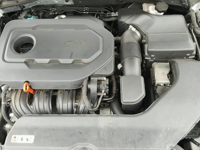 5NPE24AF2FH025049 - 2015 HYUNDAI SONATA SE SILVER photo 7