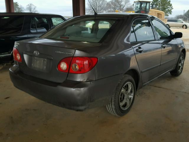 1NXBR32E08Z016370 - 2008 TOYOTA COROLLA CE GRAY photo 4