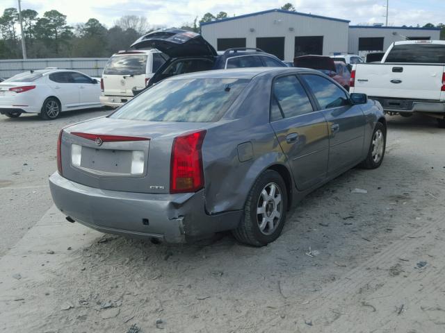 1G6DM577440173065 - 2004 CADILLAC CTS GRAY photo 4