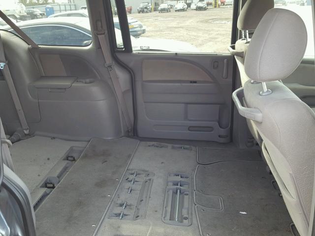 5FNRL384X9B037059 - 2009 HONDA ODYSSEY EX GRAY photo 6