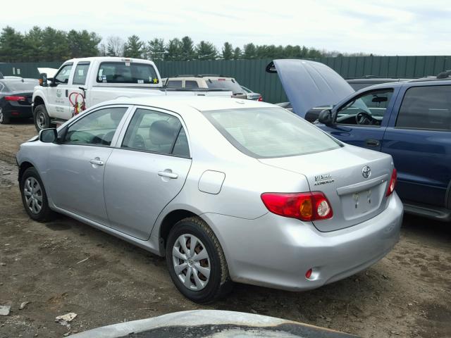 JTDBU4EE1AJ084382 - 2010 TOYOTA COROLLA BA SILVER photo 3