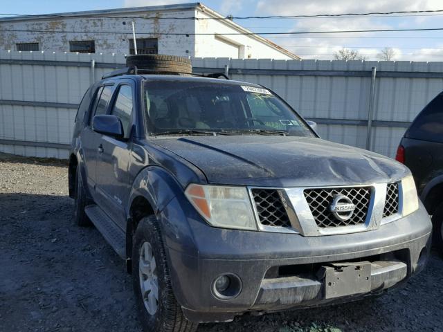 5N1AR18W05C716035 - 2005 NISSAN PATHFINDER BLUE photo 1