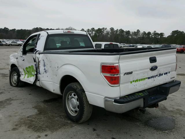 1FTNF1CF1CKD33925 - 2012 FORD F150 WHITE photo 3