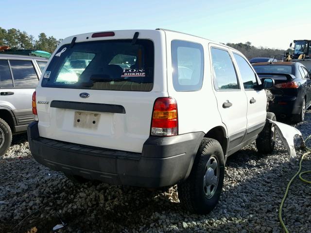 1FMYU02Z17KB77265 - 2007 FORD ESCAPE XLS WHITE photo 4