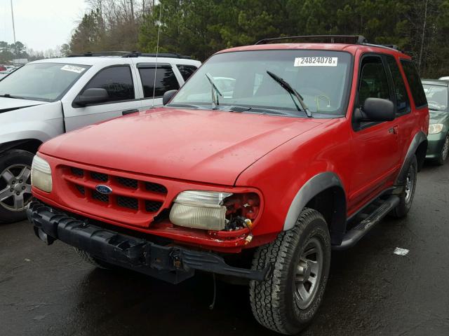 1FMYU22X2XUB93991 - 1999 FORD EXPLORER RED photo 2