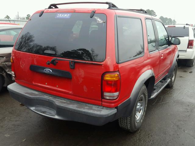 1FMYU22X2XUB93991 - 1999 FORD EXPLORER RED photo 4