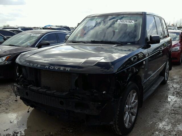 SALMF15427A240892 - 2007 LAND ROVER RANGE ROVE BLACK photo 2