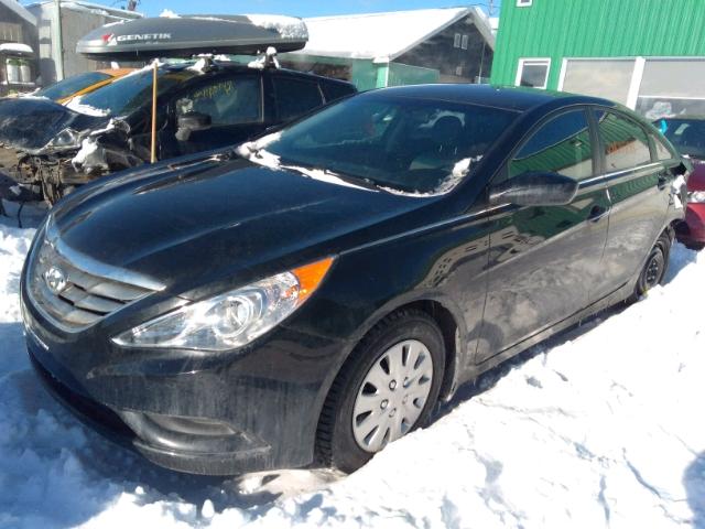 5NPEB4ACXDH601201 - 2013 HYUNDAI SONATA GLS BLACK photo 2