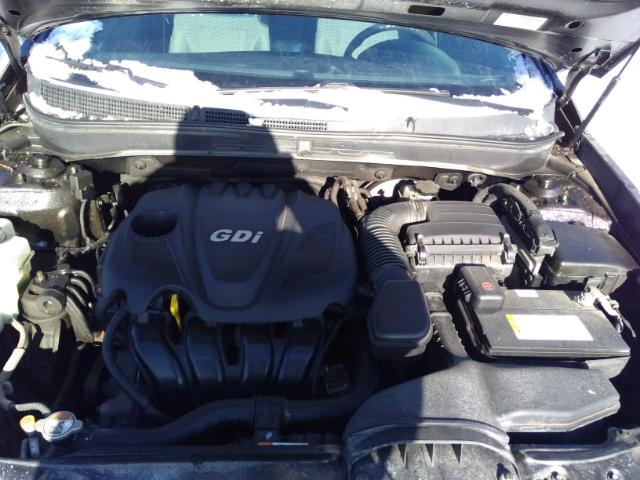 5NPEB4ACXDH601201 - 2013 HYUNDAI SONATA GLS BLACK photo 7