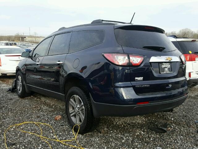 1GNKRFED3HJ151716 - 2017 CHEVROLET TRAVERSE L BLUE photo 3