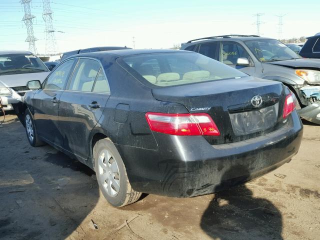 4T1BE46K07U189208 - 2007 TOYOTA CAMRY NEW BLACK photo 3