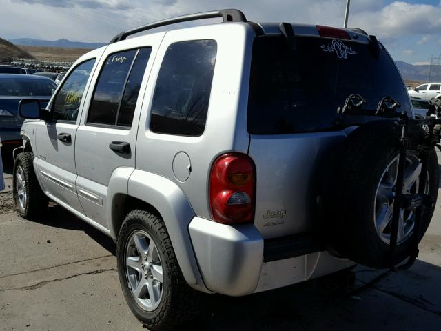 1J4GL58K04W301051 - 2004 JEEP LIBERTY LI SILVER photo 3