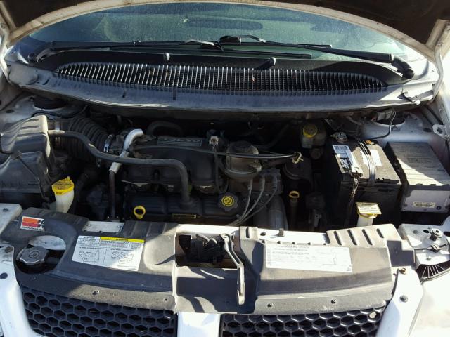 1D4GP24RX4B555937 - 2004 DODGE GRAND CARA WHITE photo 7