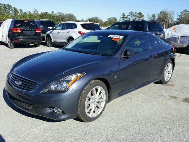 JN1CV6EK0EM112330 - 2014 INFINITI Q60 JOURNE GRAY photo 2