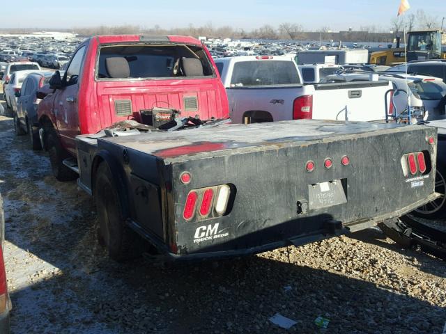 3C7WDTAL2CG178956 - 2012 DODGE RAM 3500 S RED photo 3