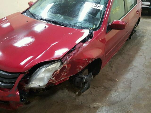 3FAHP08189R199975 - 2009 FORD FUSION SEL RED photo 9