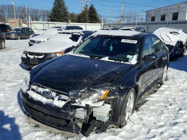 4S3BL616587202647 - 2008 SUBARU LEGACY 2.5 BLACK photo 2