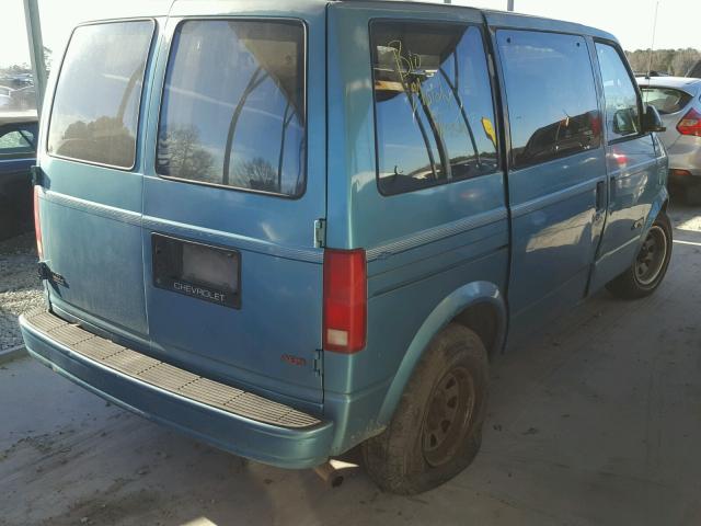 1GNDM15Z0PB108031 - 1993 CHEVROLET ASTRO BLUE photo 4