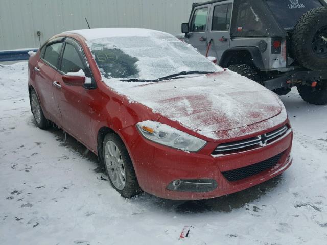 1C3CDFCH5DD317555 - 2013 DODGE DART LIMIT RED photo 1