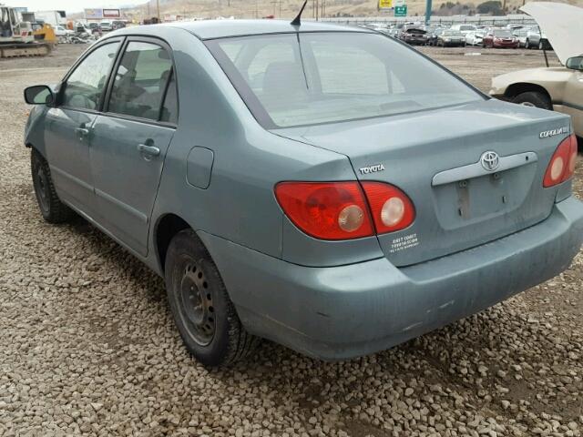 2T1BR32E16C658756 - 2006 TOYOTA COROLLA CE TEAL photo 3