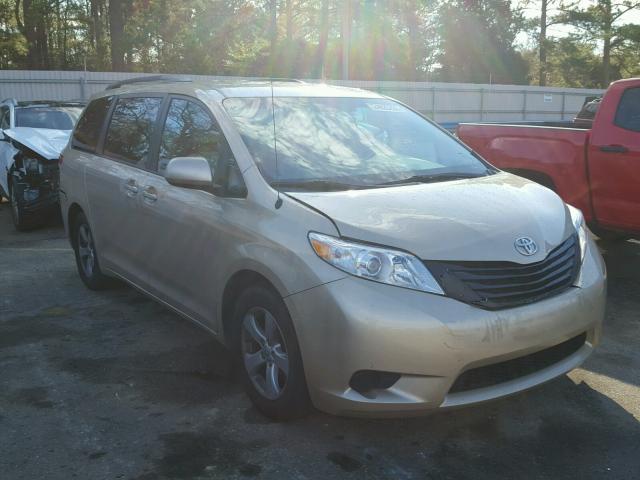 5TDKK3DC4DS309952 - 2013 TOYOTA SIENNA LE BEIGE photo 1