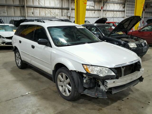 4S4BP61CX87325124 - 2008 SUBARU OUTBACK 2. WHITE photo 1