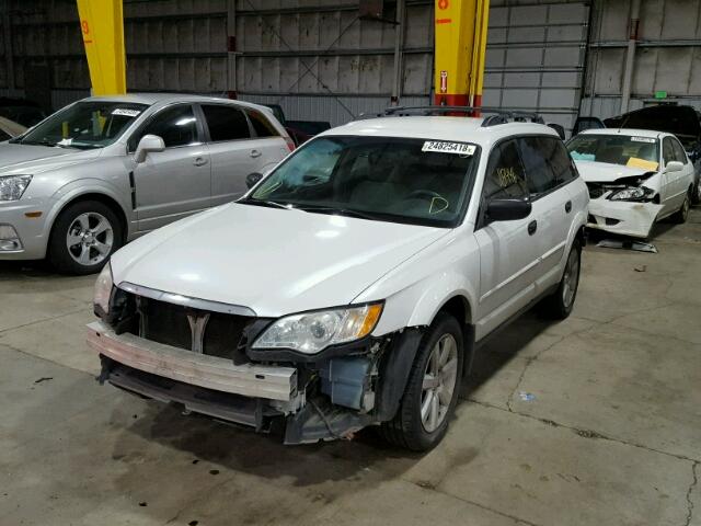 4S4BP61CX87325124 - 2008 SUBARU OUTBACK 2. WHITE photo 2