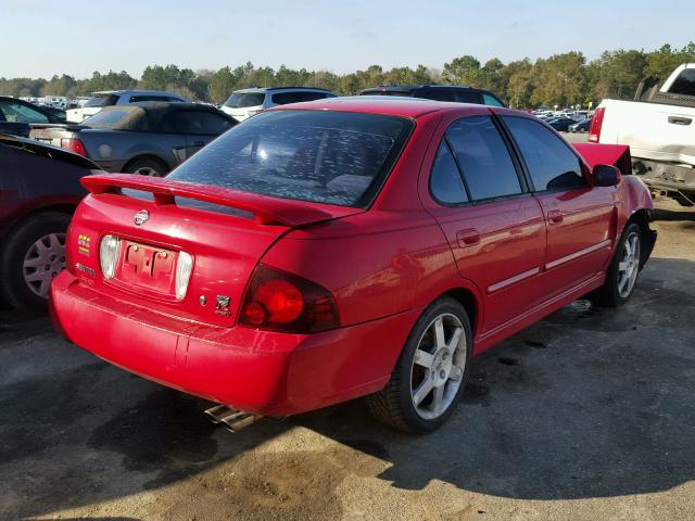 3N1AB51D76L572548 - 2006 NISSAN SENTRA SE- RED photo 4