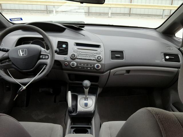 1HGFA16597L034089 - 2007 HONDA CIVIC LX BLUE photo 9