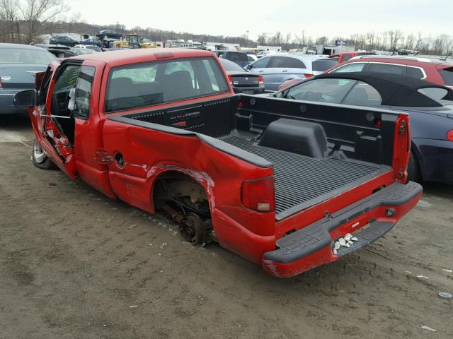 1GCCS19W4Y8225149 - 2000 CHEVROLET S TRUCK S1 RED photo 3