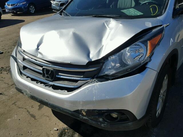 2HKRM4H73EH635597 - 2014 HONDA CR-V EXL SILVER photo 9