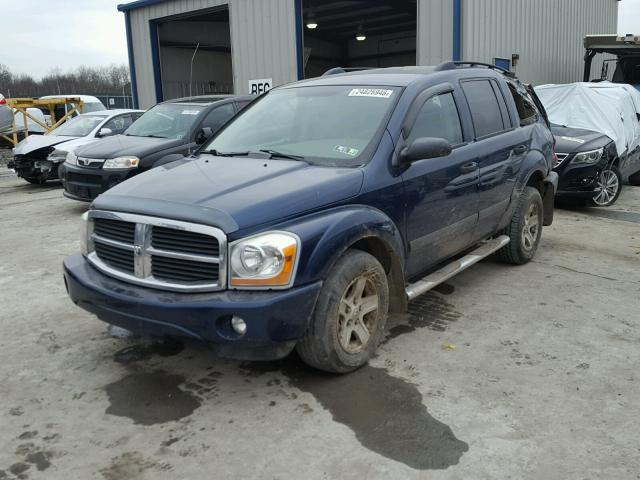 1D4HB48246F112593 - 2006 DODGE DURANGO SL BLUE photo 2