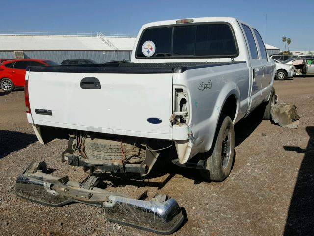 1FTSW21PX7EB09609 - 2007 FORD F250 SUPER WHITE photo 4