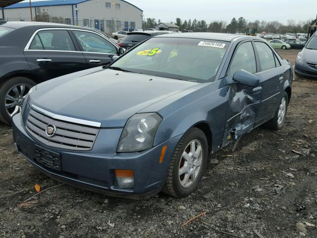 1G6DP567050162154 - 2005 CADILLAC CTS HI FEA BLUE photo 2