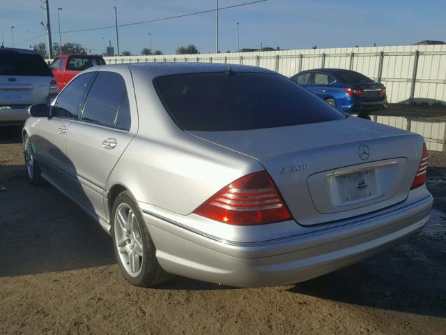 WDBNG75J76A471463 - 2006 MERCEDES-BENZ S 500 SILVER photo 3