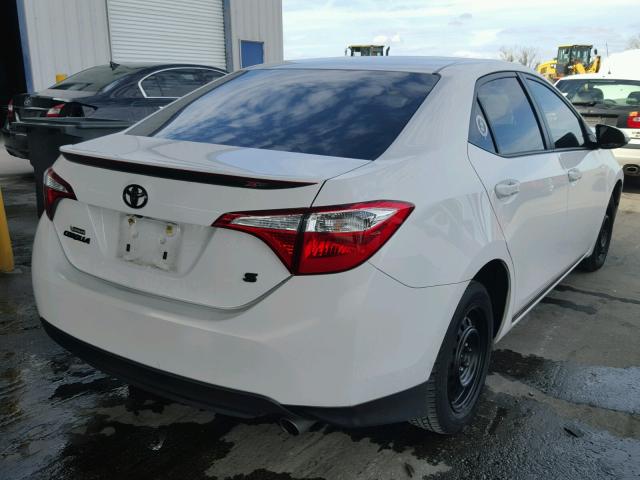 2T1BURHE1FC380062 - 2015 TOYOTA COROLLA L WHITE photo 4