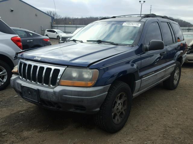 1J4GW48S5YC257069 - 2000 JEEP GRAND CHER BLUE photo 2