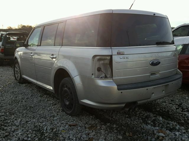 2FMDK52C29BA90209 - 2009 FORD FLEX SEL SILVER photo 3