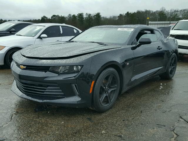 1G1FB1RX0H0155839 - 2017 CHEVROLET CAMARO LT BLACK photo 2