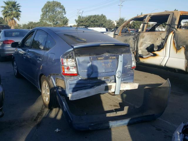 JTDKB20UX53001602 - 2005 TOYOTA PRIUS BLUE photo 3