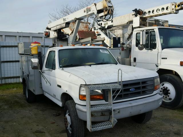 2FDLF47GXNCA70803 - 1992 FORD F SUPER DU WHITE photo 1