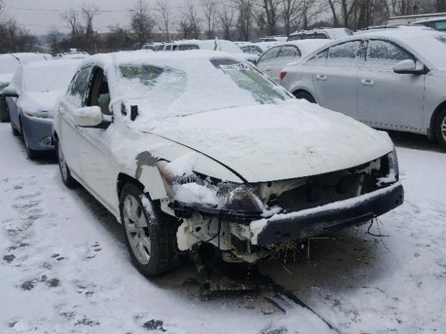 1HGCP36818A040599 - 2008 HONDA ACCORD EXL WHITE photo 1