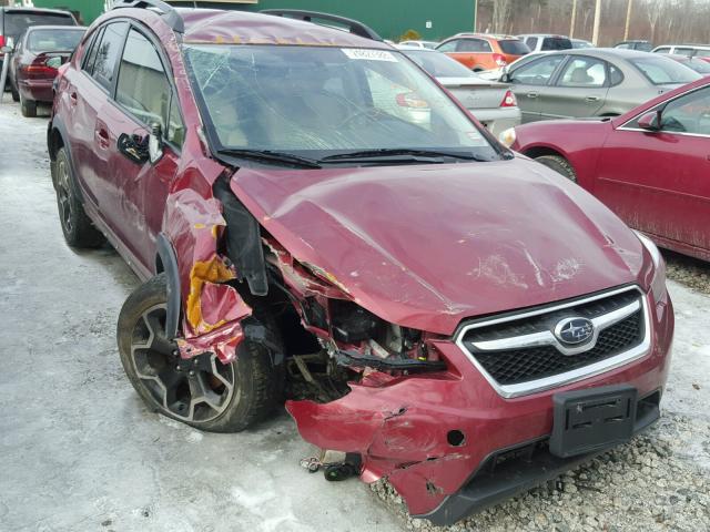 JF2GPACC4E8327436 - 2014 SUBARU XV CROSSTR RED photo 1